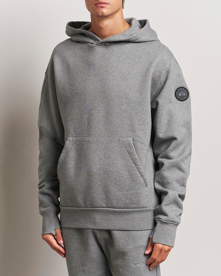 Uomini | Canada Goose | Canada Goose Black Label | Tobermory Heavyweight Hoody Stone Heather