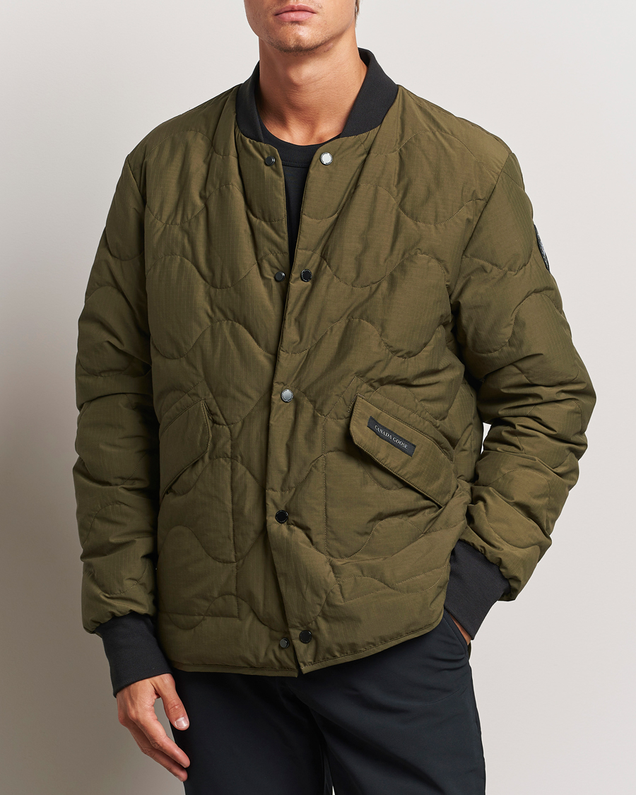 Uomini | Canada Goose | Canada Goose Black Label | Boswell Reversible Jacket Military Green