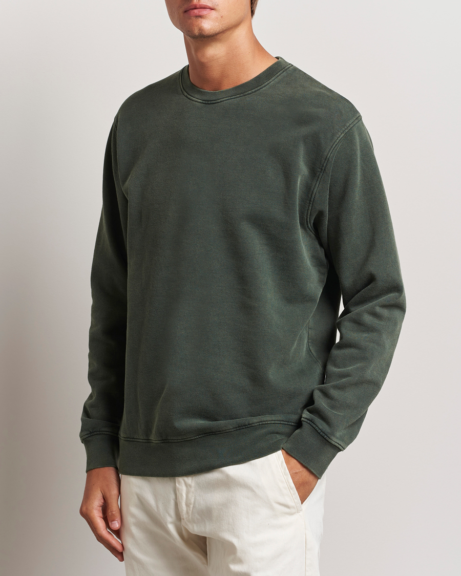 Uomini |  | Colorful Standard | Classic Organic Crew Neck Sweat Midnight Forest