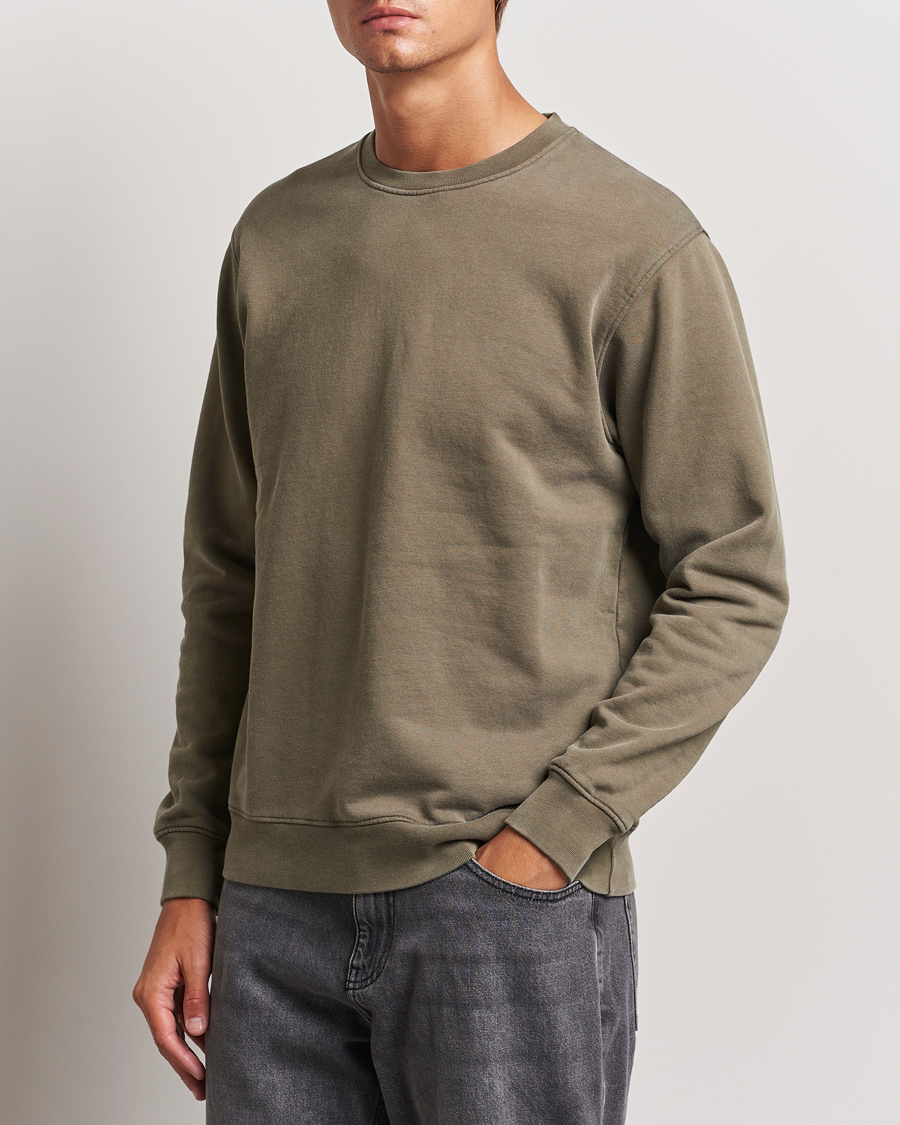 Uomini | Reparti | Colorful Standard | Classic Organic Crew Neck Sweat Misty Brown