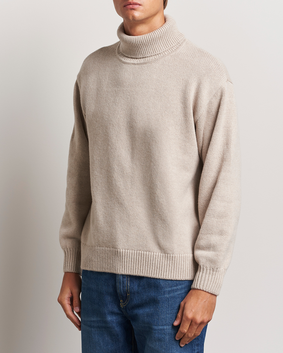 Uomini | Dolcevita | Colorful Standard | Merino Wool Turtleneck Ivory White