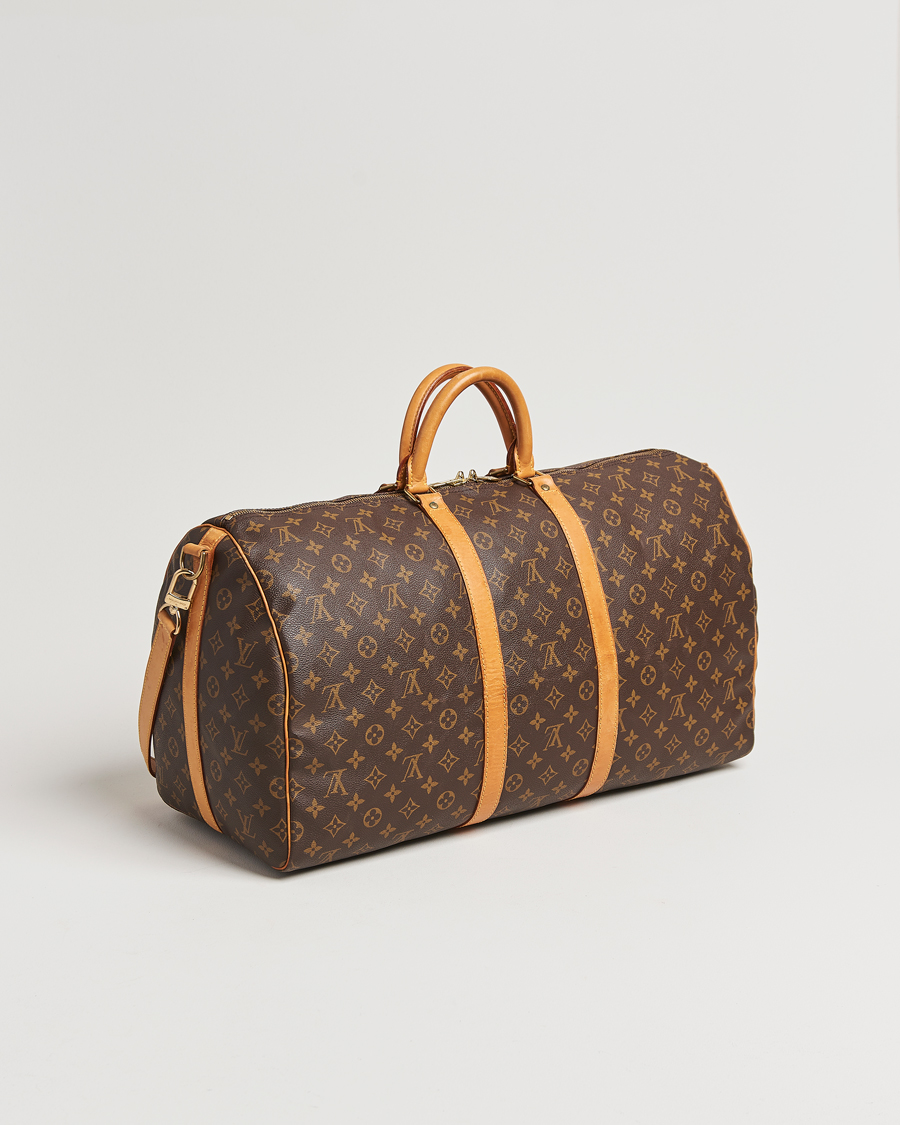 Uomini | Pre-Owned & Vintage Bags | Louis Vuitton Pre-Owned | Keepall Bandoulière 55 Monogram 