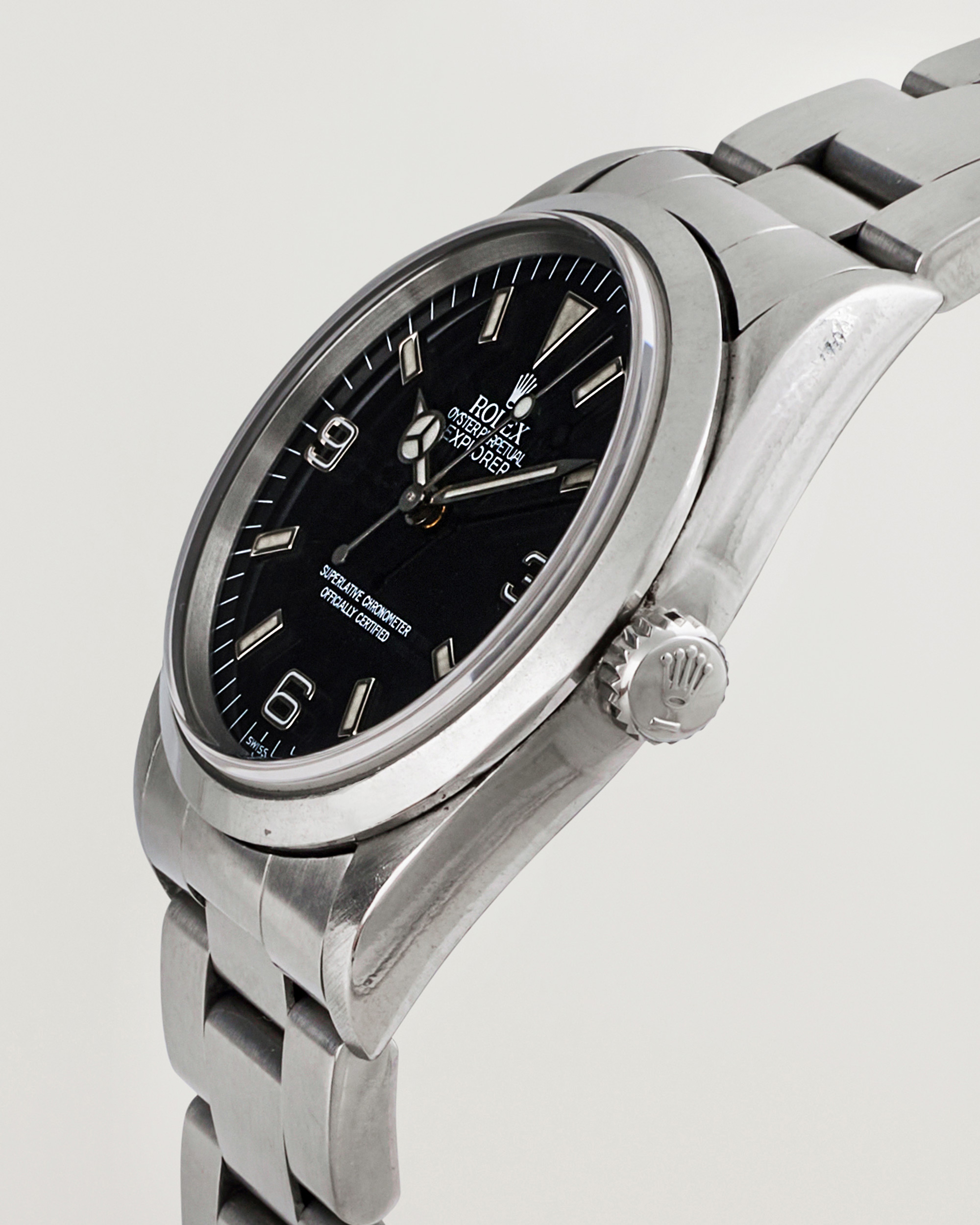 Uomini | Rolex Pre-Owned Explorer 14270 Silver | Rolex Pre-Owned | Explorer 14270 Silver