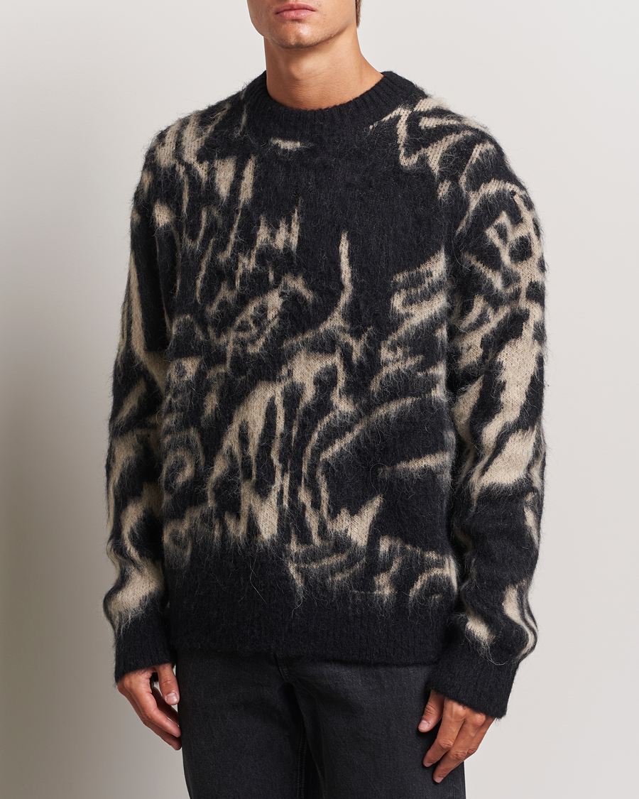 Uomini | Maglioni a maglia | J.Lindeberg | Falkor Jacquard Knit Sweater Black