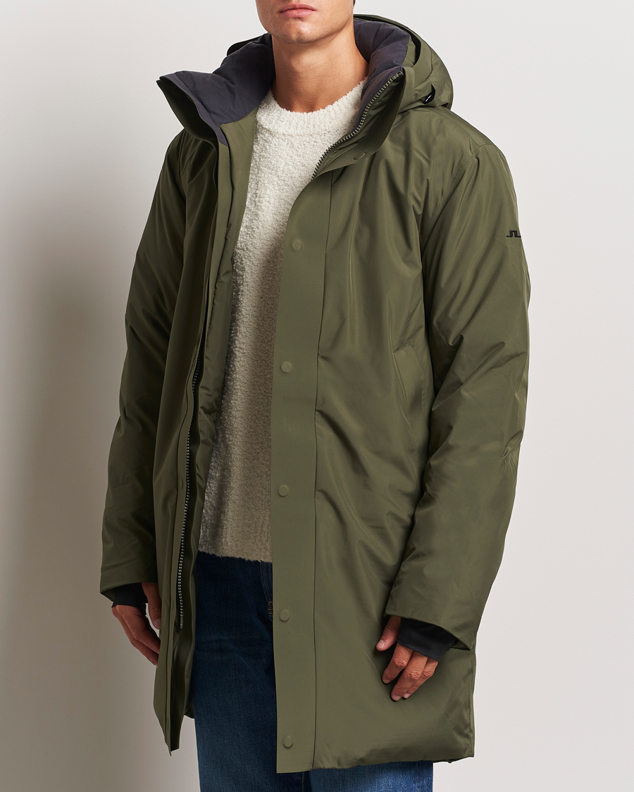 Uomini | Business & Beyond | J.Lindeberg | Alon Down Parka Forest Green