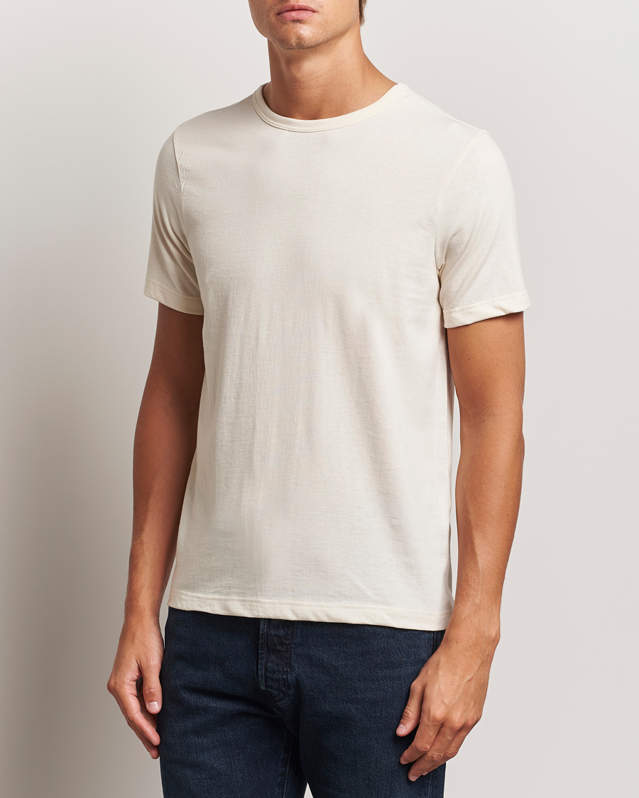 Uomini | T-shirt | Merz b. Schwanen | 1950s Classic Loopwheeled Nature