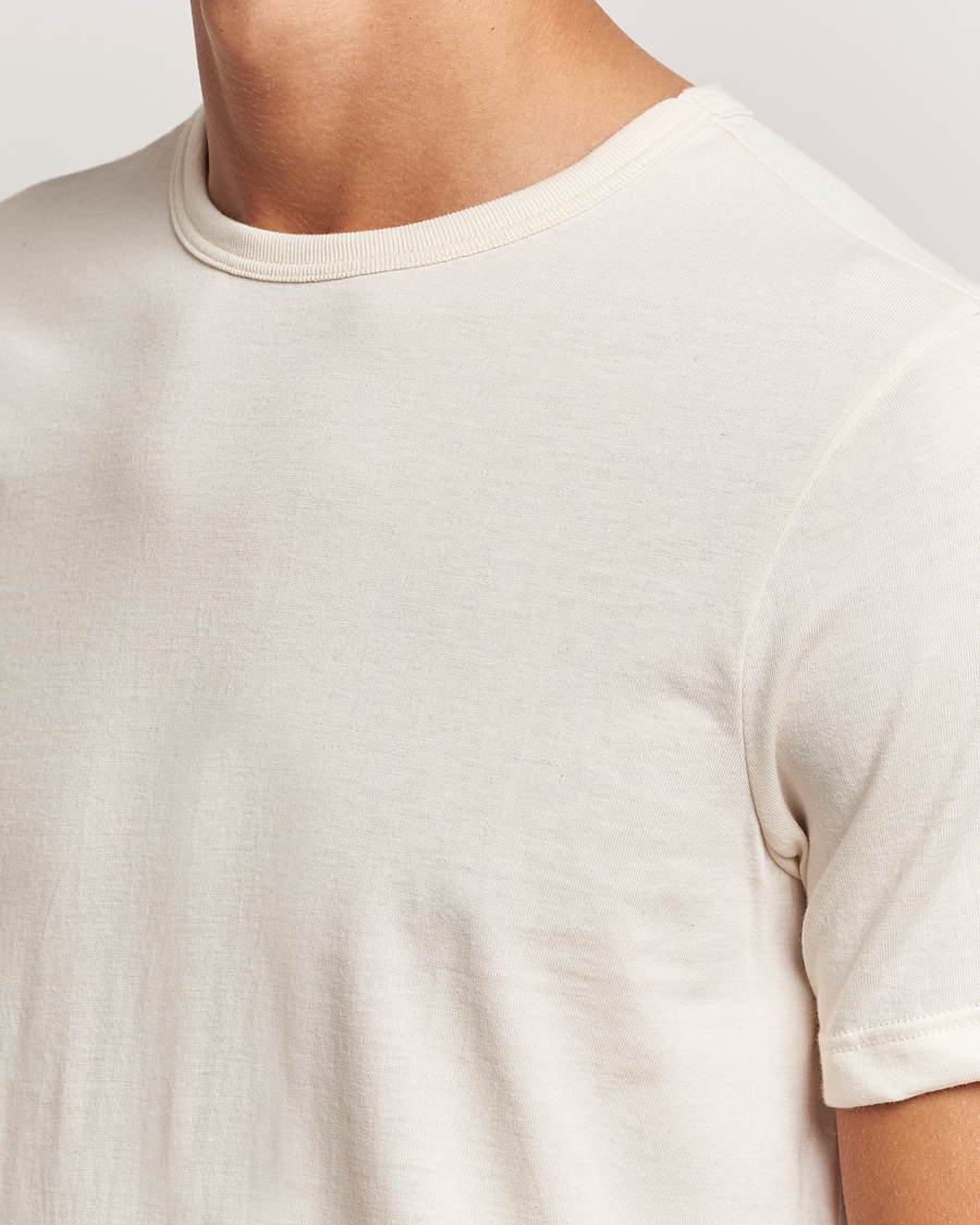 Uomini | T-shirt | Merz b. Schwanen | 1950s Classic Loopwheeled Nature