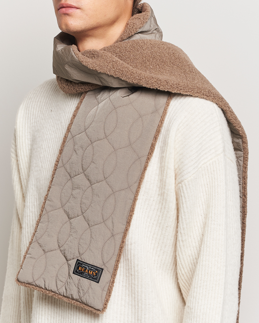 Uomini | Accessori | BEAMS PLUS | Muffler Boa Quilt Khaki