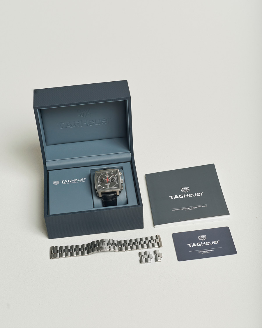 Uomini | Tag Heuer Pre-Owned Monaco Final Edition Silver | Tag Heuer Pre-Owned | Monaco Final Edition Silver