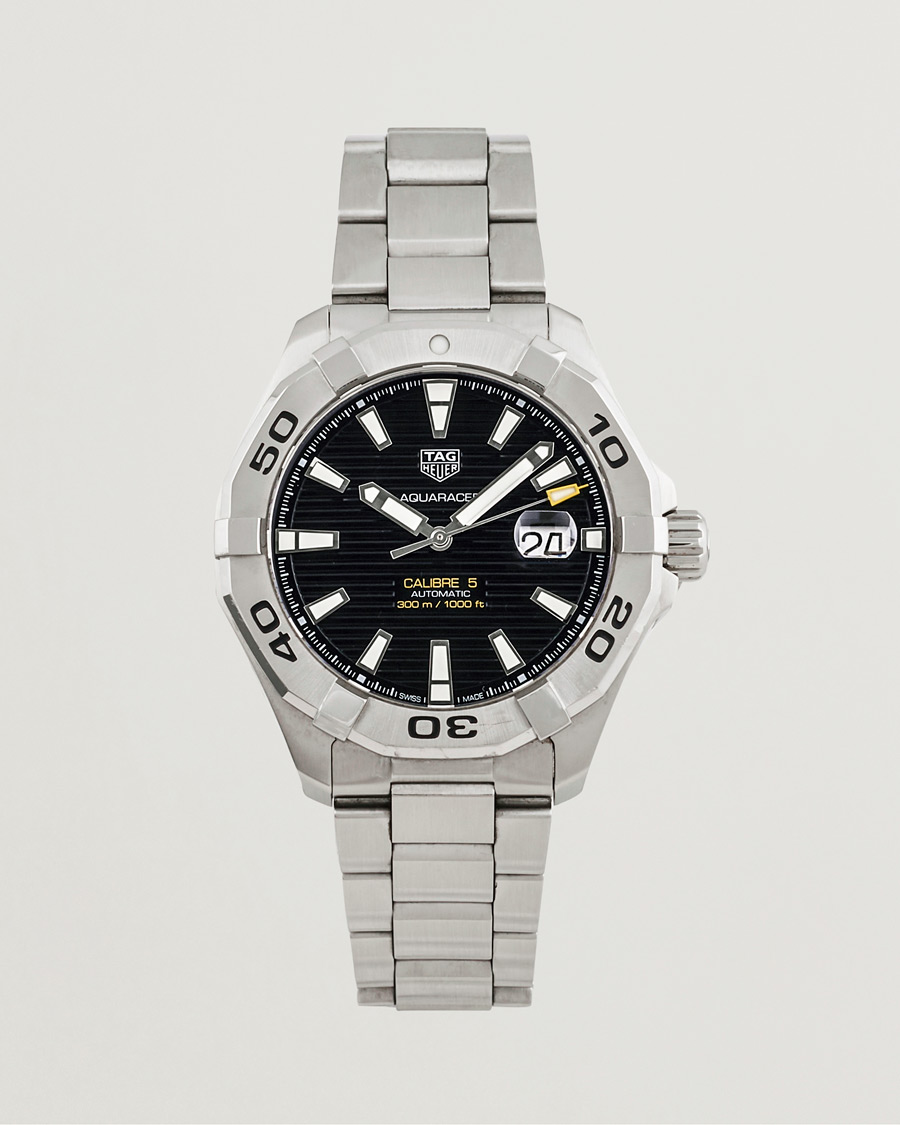 Uomini | Tag Heuer Pre-Owned Aquaracer Caliber 5 Silver | Tag Heuer Pre-Owned | Aquaracer Caliber 5 Silver
