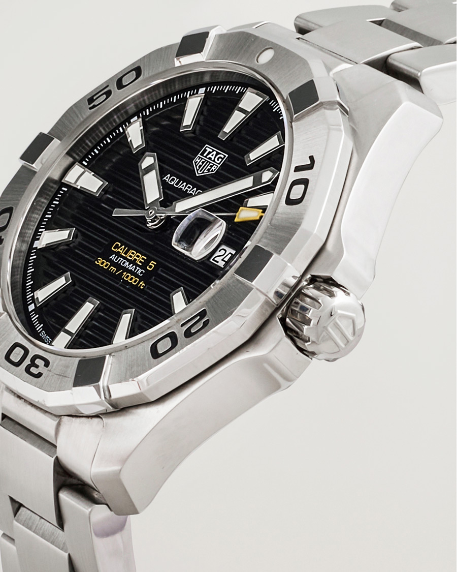 Uomini | Tag Heuer Pre-Owned Aquaracer Caliber 5 Silver | Tag Heuer Pre-Owned | Aquaracer Caliber 5 Silver