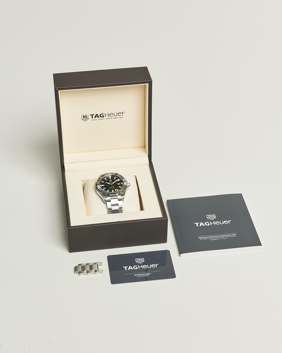 Uomini | Tag Heuer Pre-Owned Aquaracer Caliber 5 Silver | Tag Heuer Pre-Owned | Aquaracer Caliber 5 Silver