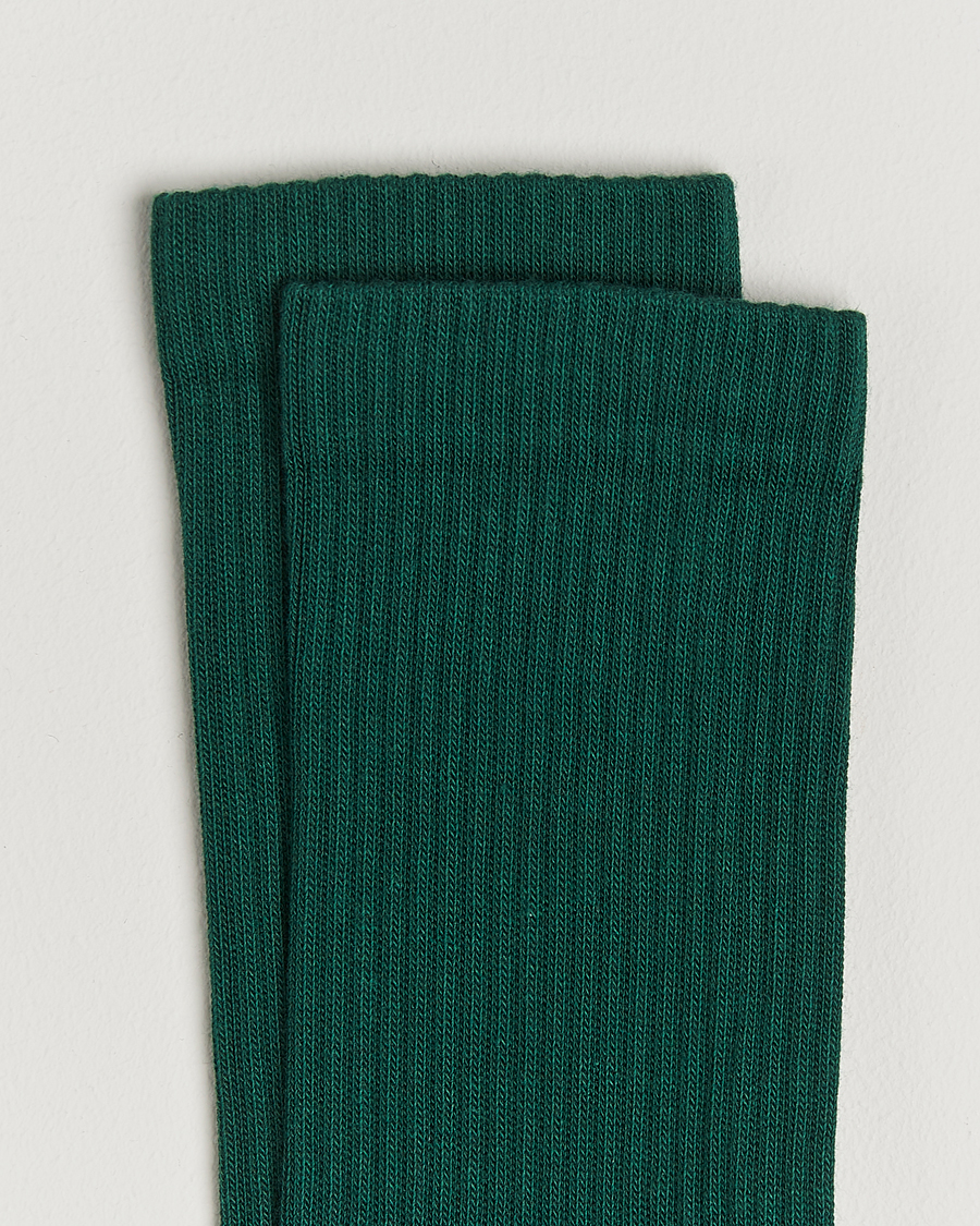 Uomini |  | Sweyd | Crew Cotton Socks Green