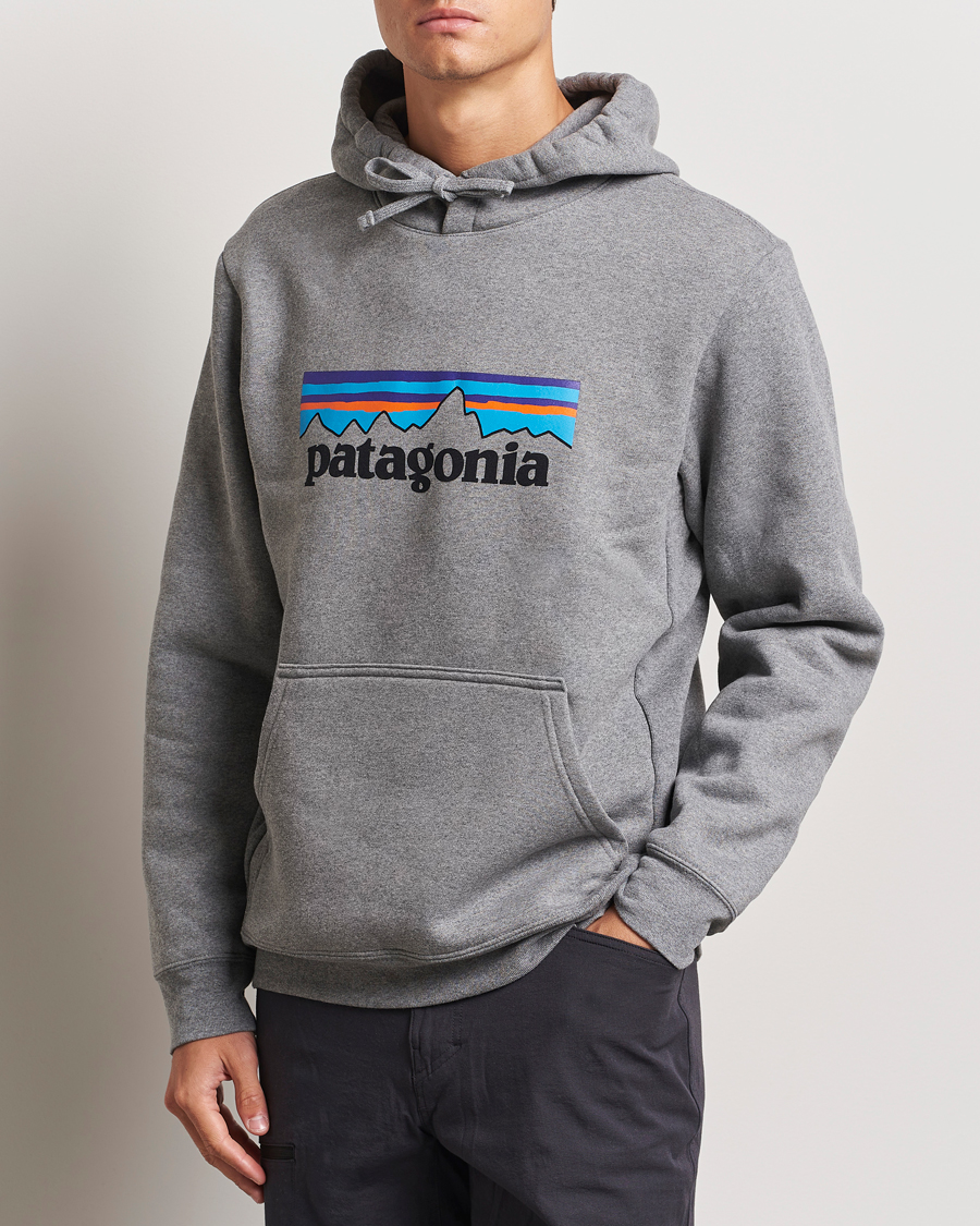 Uomini |  | Patagonia | P-6 Logo Uprisal Hoody Gravel Heather