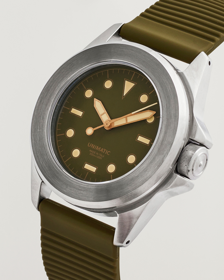 Uomini |  | UNIMATIC | Modello Quattro - Limited Watch Olive