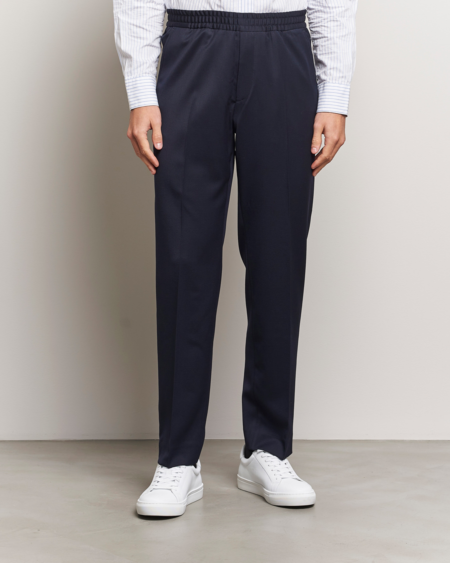 Uomini |  | Filippa K | Relaxed Terry Wool Trousers Navy