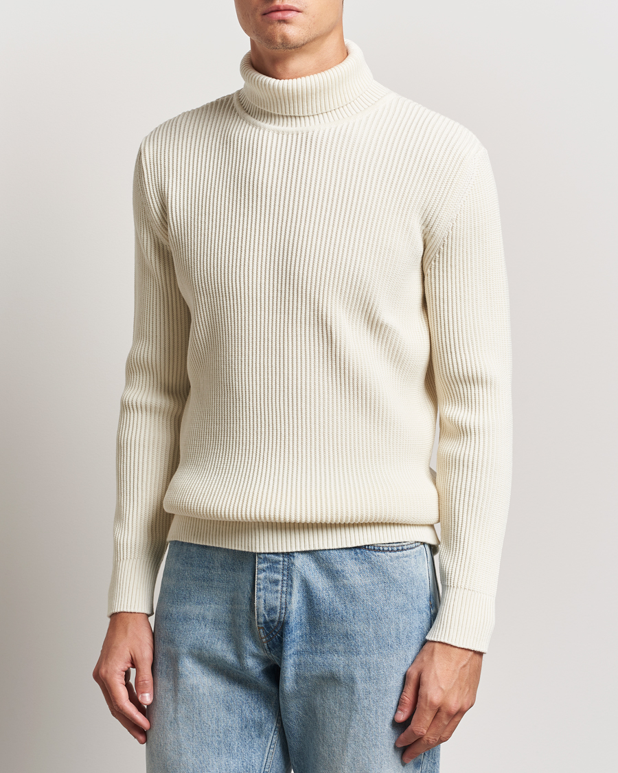 Uomini |  | S.N.S. Herning | Fender Wool Rollneck Sweater Natural White