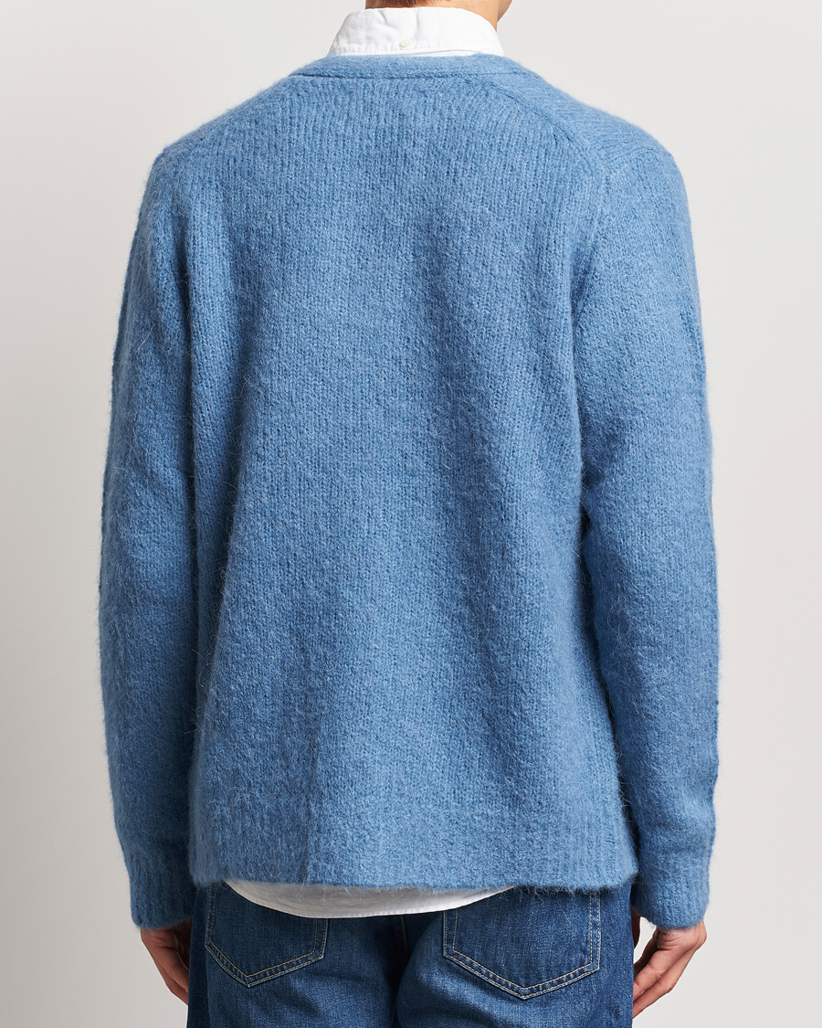 Uomini | Maglieria | Samsøe Samsøe | Arin Alpaca Cardigan Coronet Blue