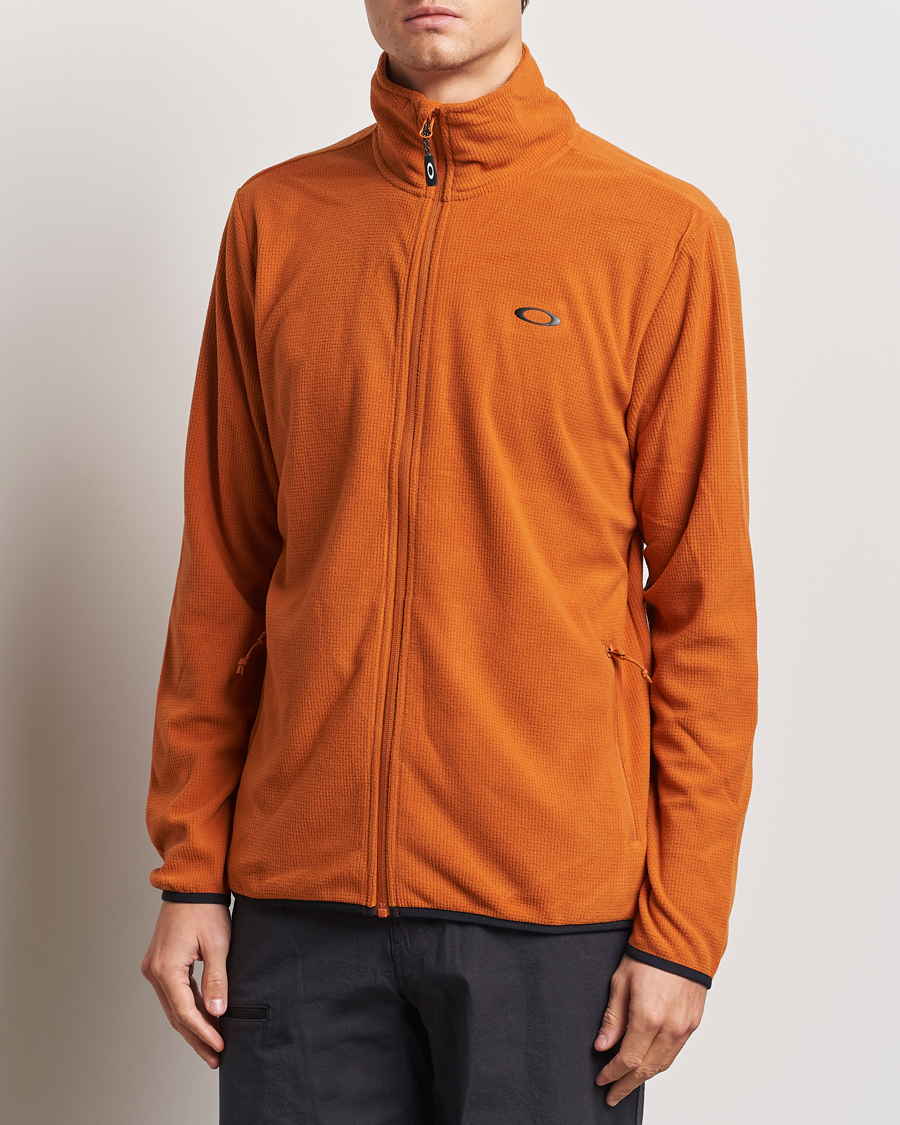 Uomini |  | Oakley | Alpine Full Zip Sweatshirt Ginger