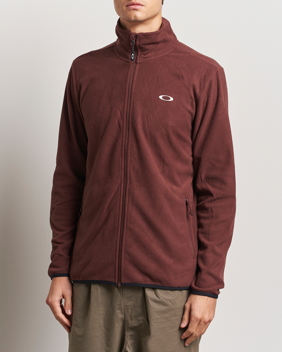 Uomini |  | Oakley | Alpine Full Zip Sweatshirt Grenache