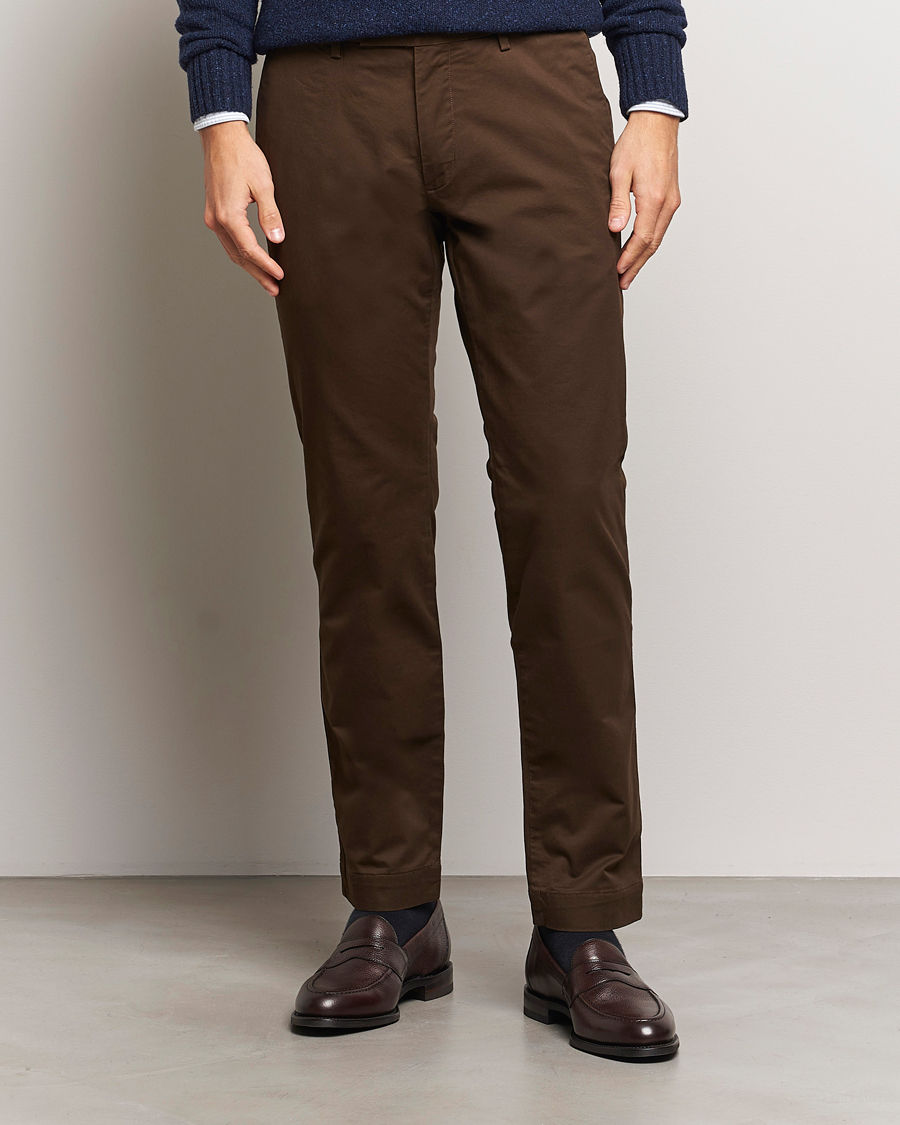 Uomini |  | Polo Ralph Lauren | Slim Fit Stretch Chinos Dark Brown