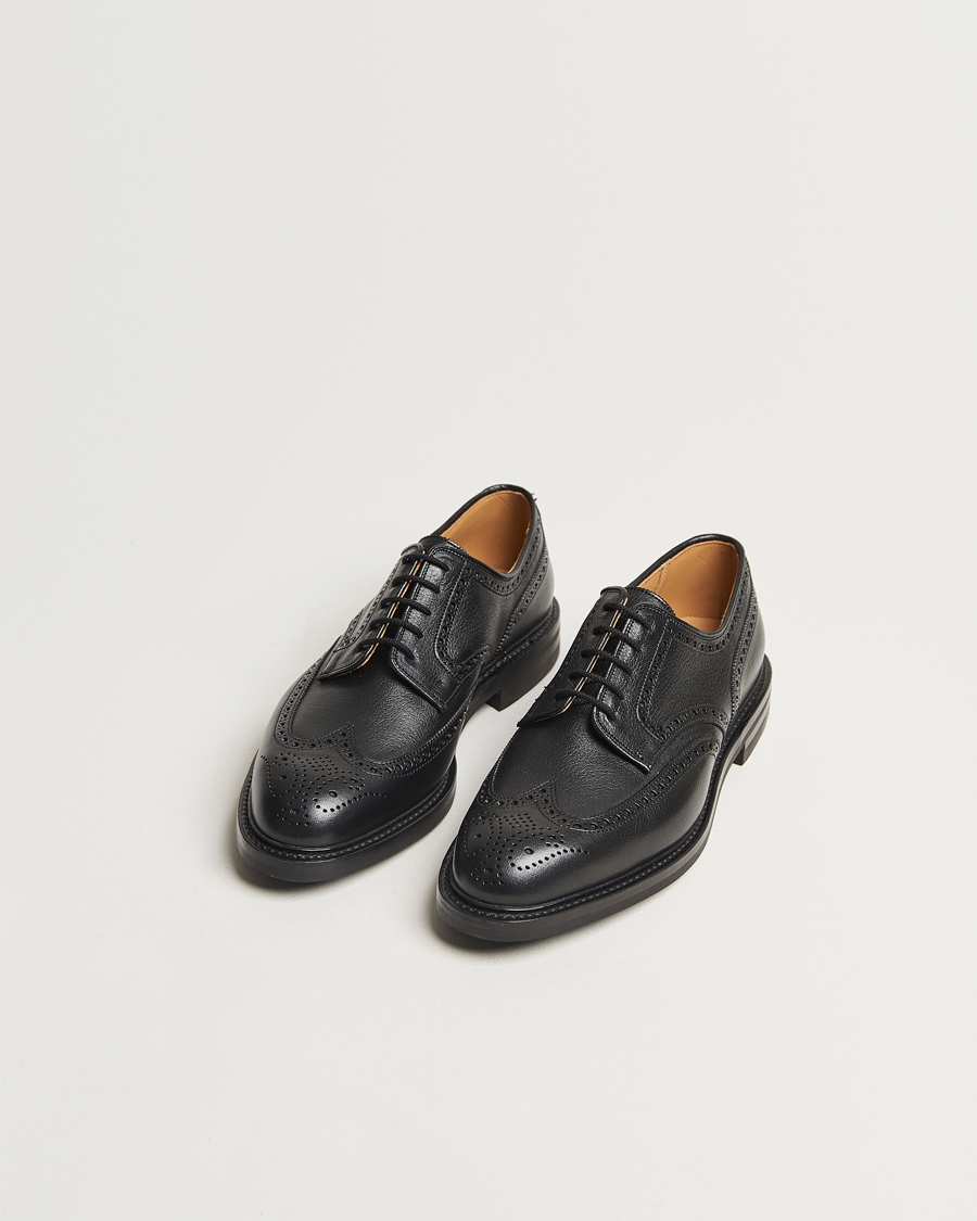 Uomini |  | Crockett & Jones x Tärnsjö Garveri | Crockett & Jones Pembroke Milled Grain Dainite Black