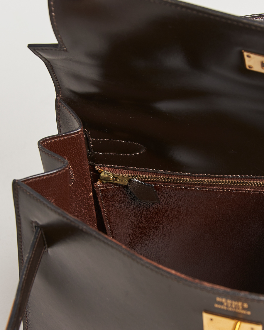 Uomini | Hermès Pre-Owned Kelly 32 Handbag Brown | Hermès Pre-Owned | Kelly 32 Handbag Brown