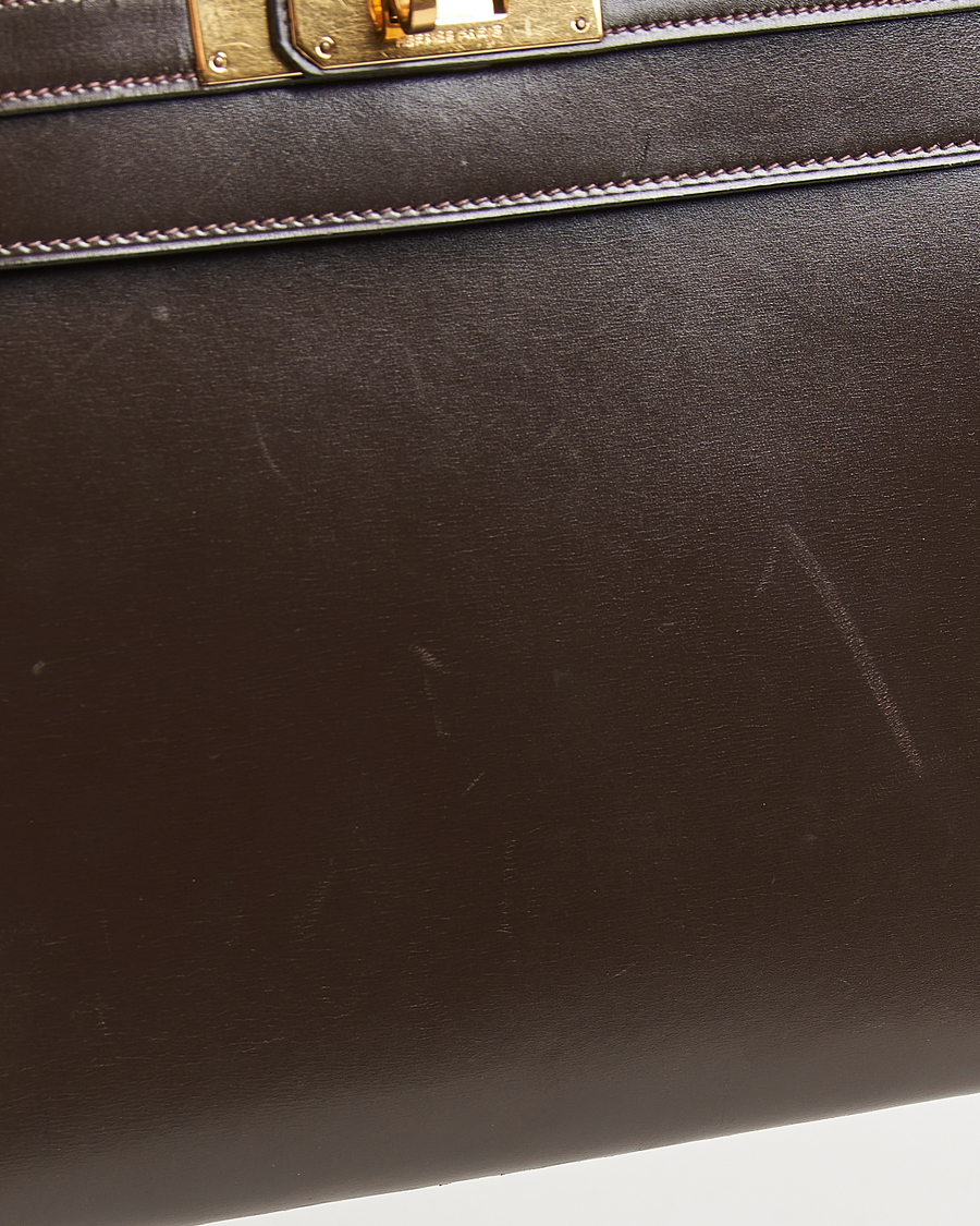 Uomini | Hermès Pre-Owned Kelly 32 Handbag Brown | Hermès Pre-Owned | Kelly 32 Handbag Brown