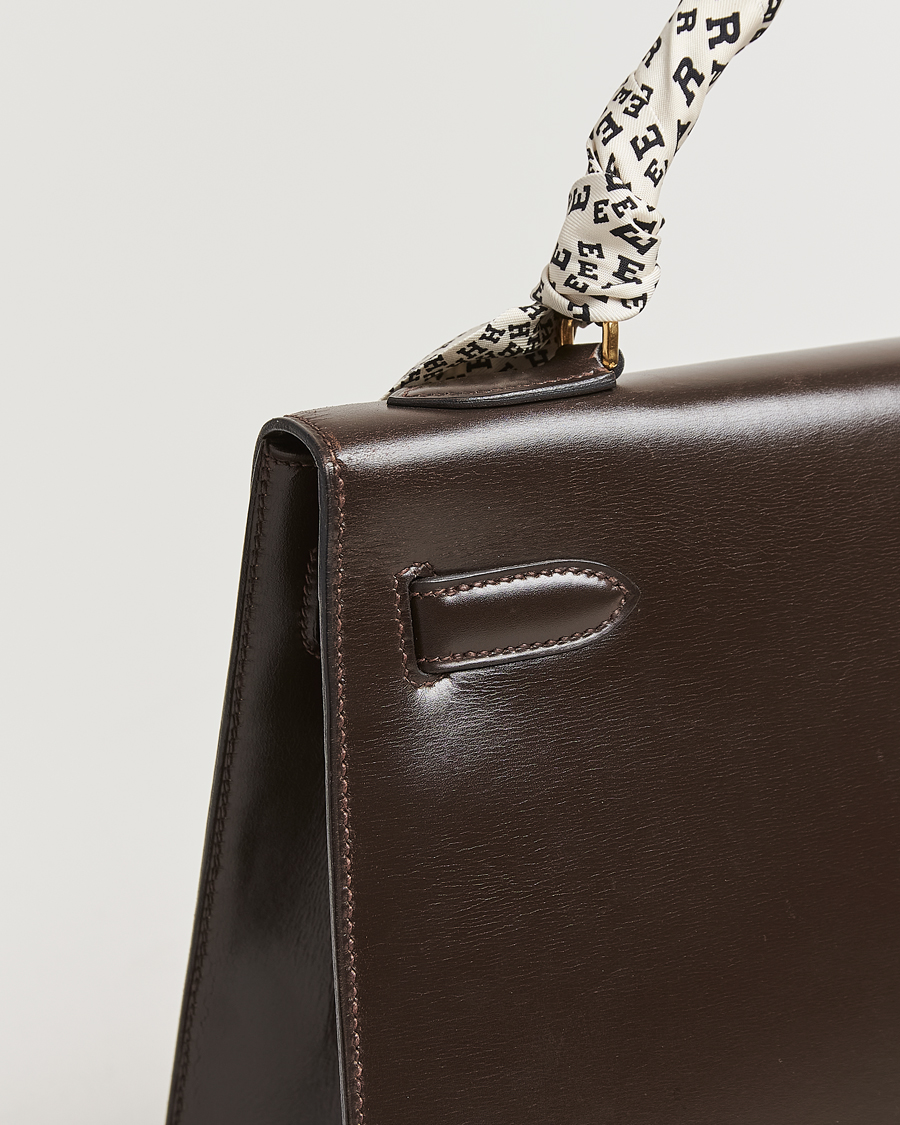 Uomini | Hermès Pre-Owned Kelly 32 Handbag Brown | Hermès Pre-Owned | Kelly 32 Handbag Brown