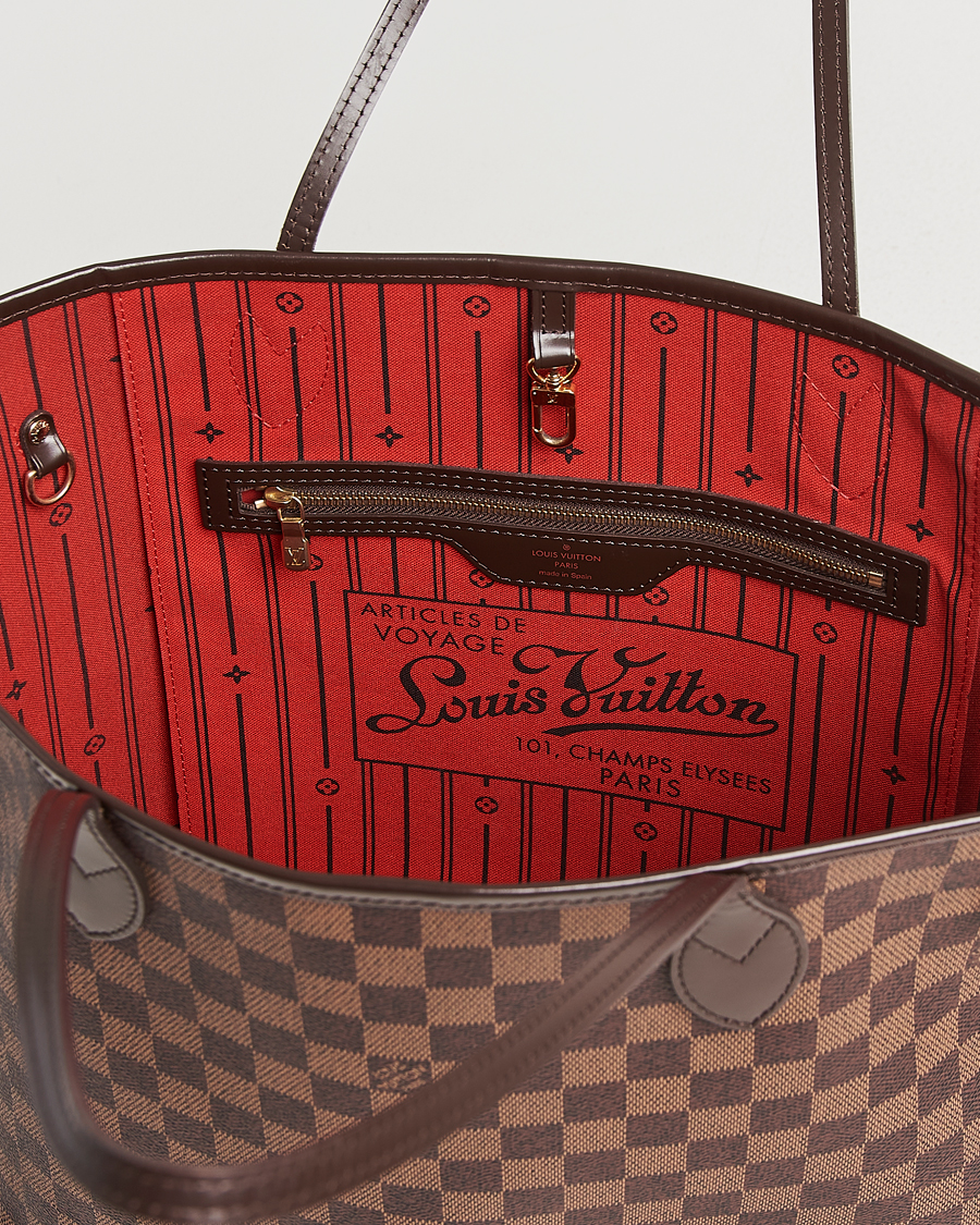 Uomini | Louis Vuitton Pre-Owned Neverfull MM Totebag Damier Ebene | Louis Vuitton Pre-Owned | Neverfull MM Totebag Damier Ebene