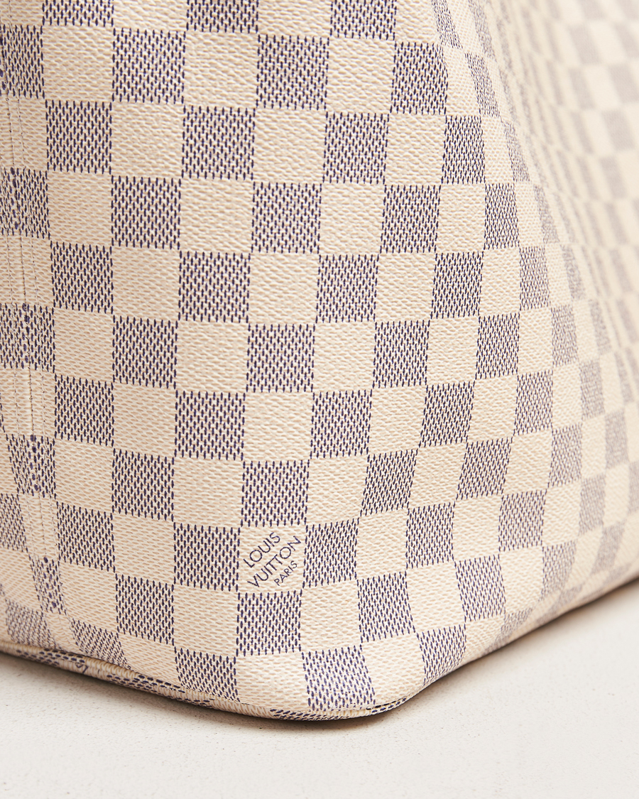Uomini | Louis Vuitton Pre-Owned Neverfull MM Totebag Damier Azur | Louis Vuitton Pre-Owned | Neverfull MM Totebag Damier Azur