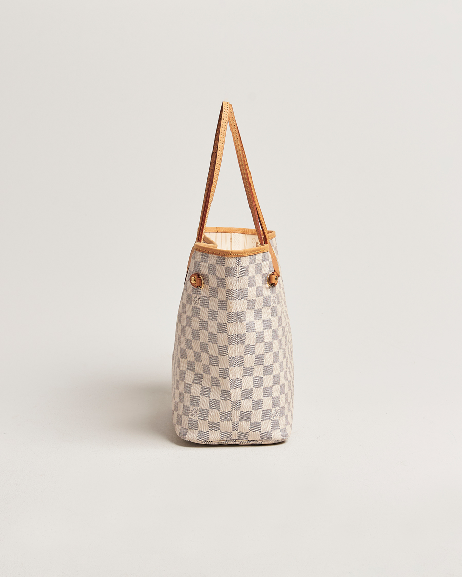 Uomini | Louis Vuitton Pre-Owned Neverfull MM Totebag Damier Azur | Louis Vuitton Pre-Owned | Neverfull MM Totebag Damier Azur