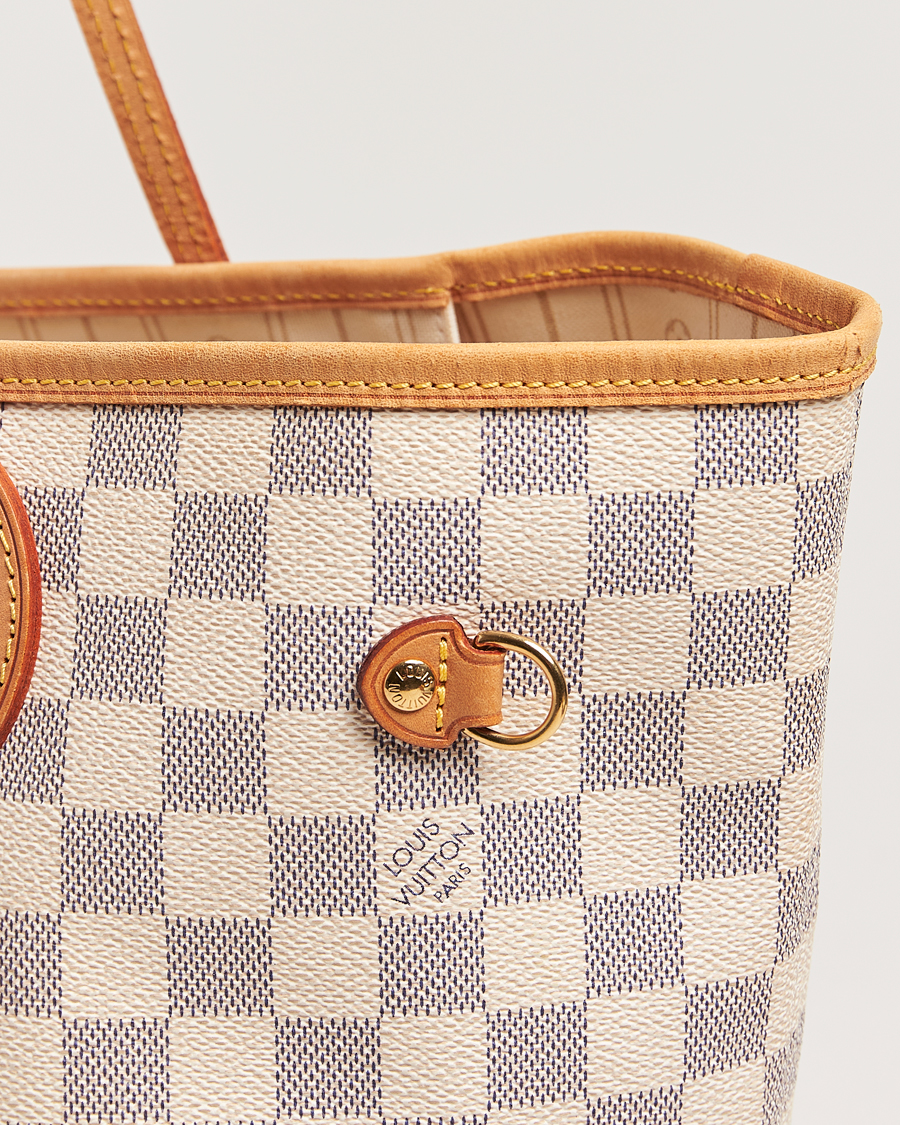 Uomini | Louis Vuitton Pre-Owned Neverfull MM Totebag Damier Azur | Louis Vuitton Pre-Owned | Neverfull MM Totebag Damier Azur