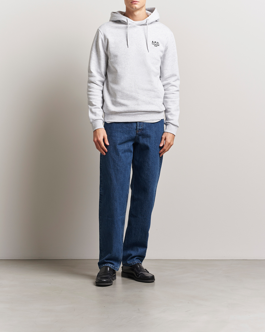 Uomini | Maglieria | A.P.C. | Rue Madame Hoodie Heather Grey/Black