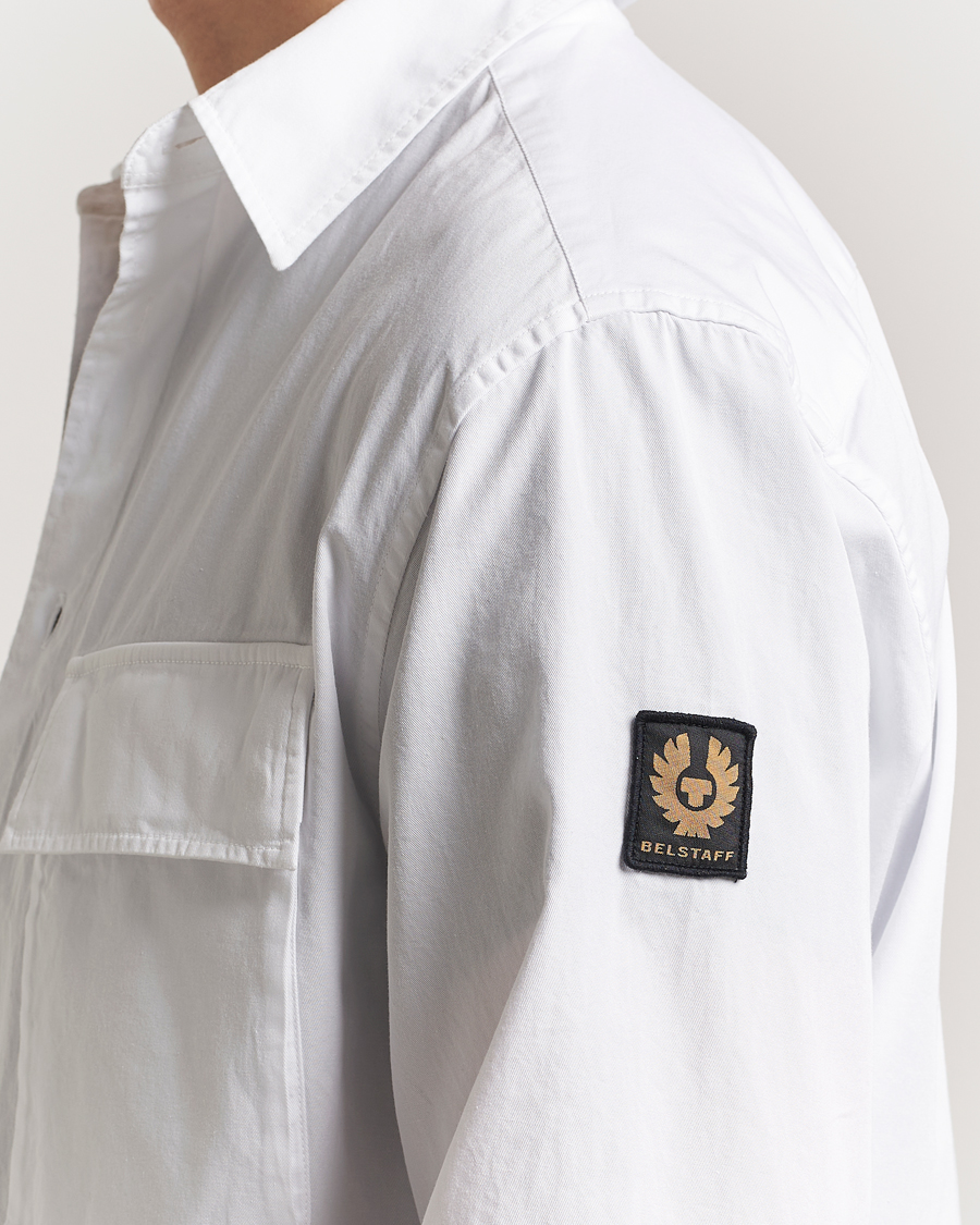 Uomini | Camicie | Belstaff | Scale Cotton Pocket Shirt White