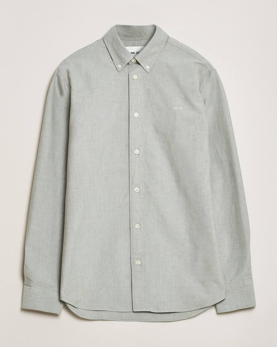 Uomini | Camicie | NN07 | Colby Oxford Shirt Capers Green