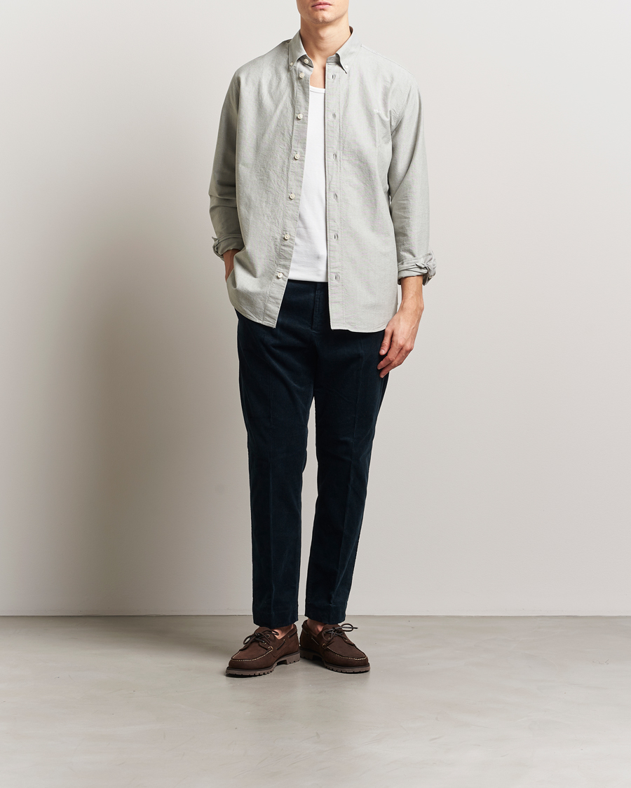 Uomini | Camicie | NN07 | Colby Oxford Shirt Capers Green