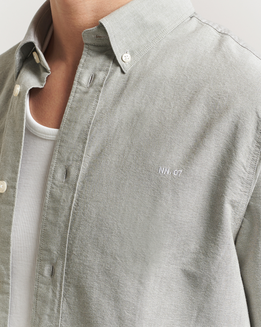 Uomini | Camicie | NN07 | Colby Oxford Shirt Capers Green
