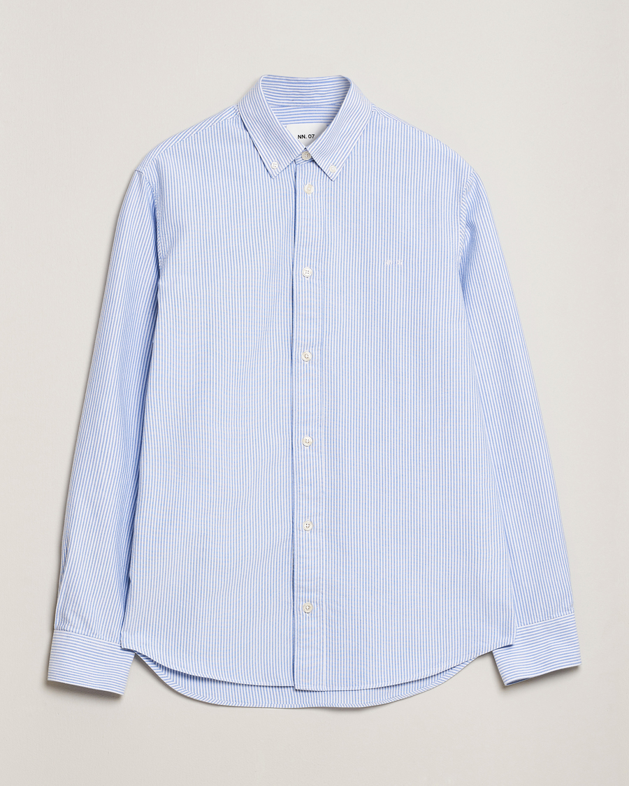 Uomini | Camicie | NN07 | Colby Oxford Shirt Blue/White