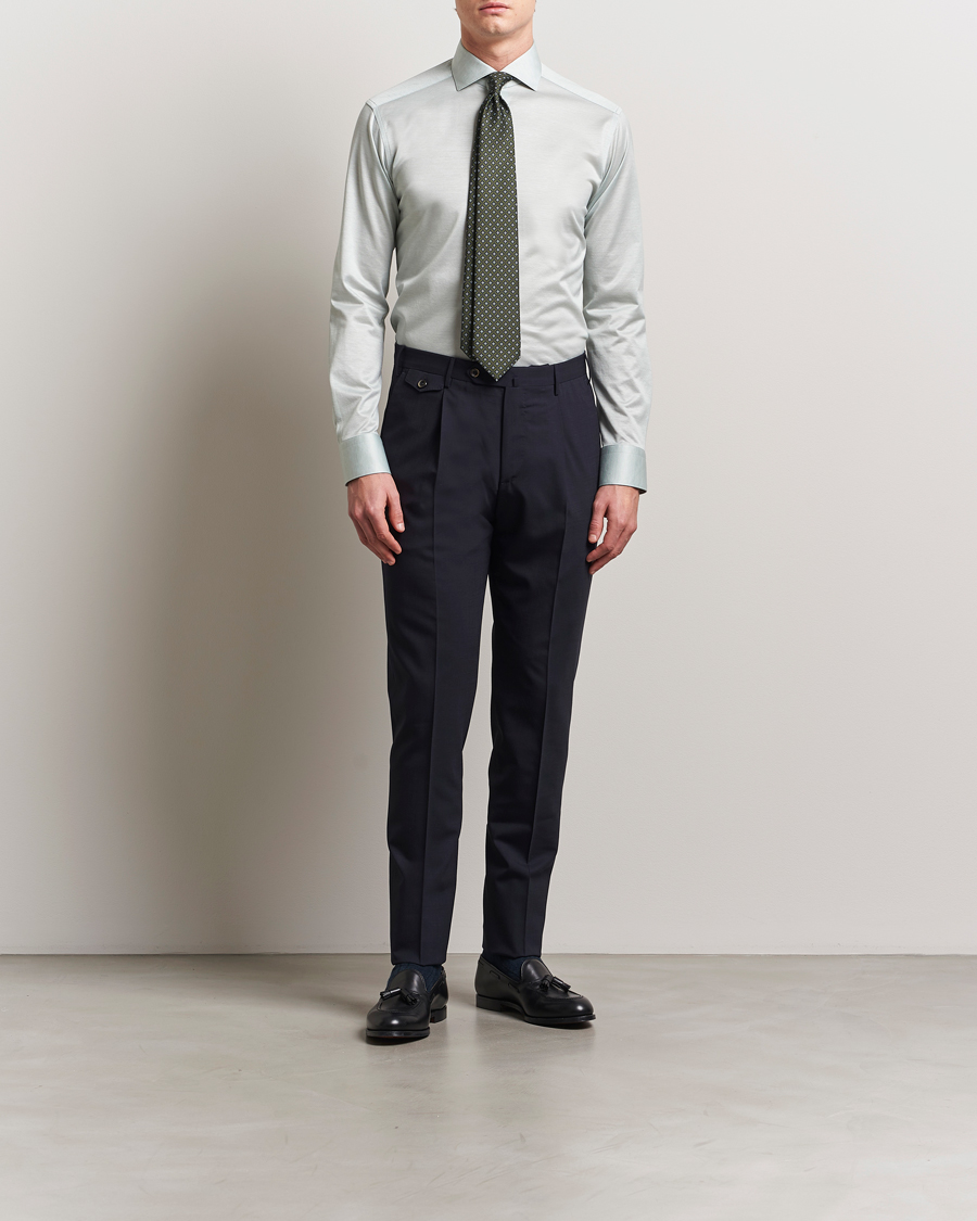 Uomini | Camicie | Eton | Filo Di Scozia Oxford Shirt Light Green