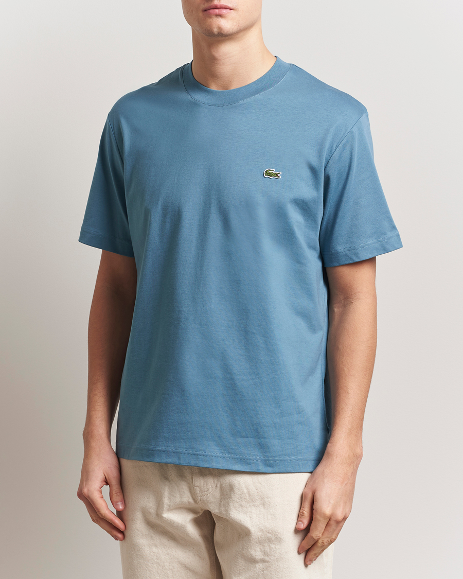 Uomini | T-shirt | Lacoste | Crew Neck T-Shirt Limestone
