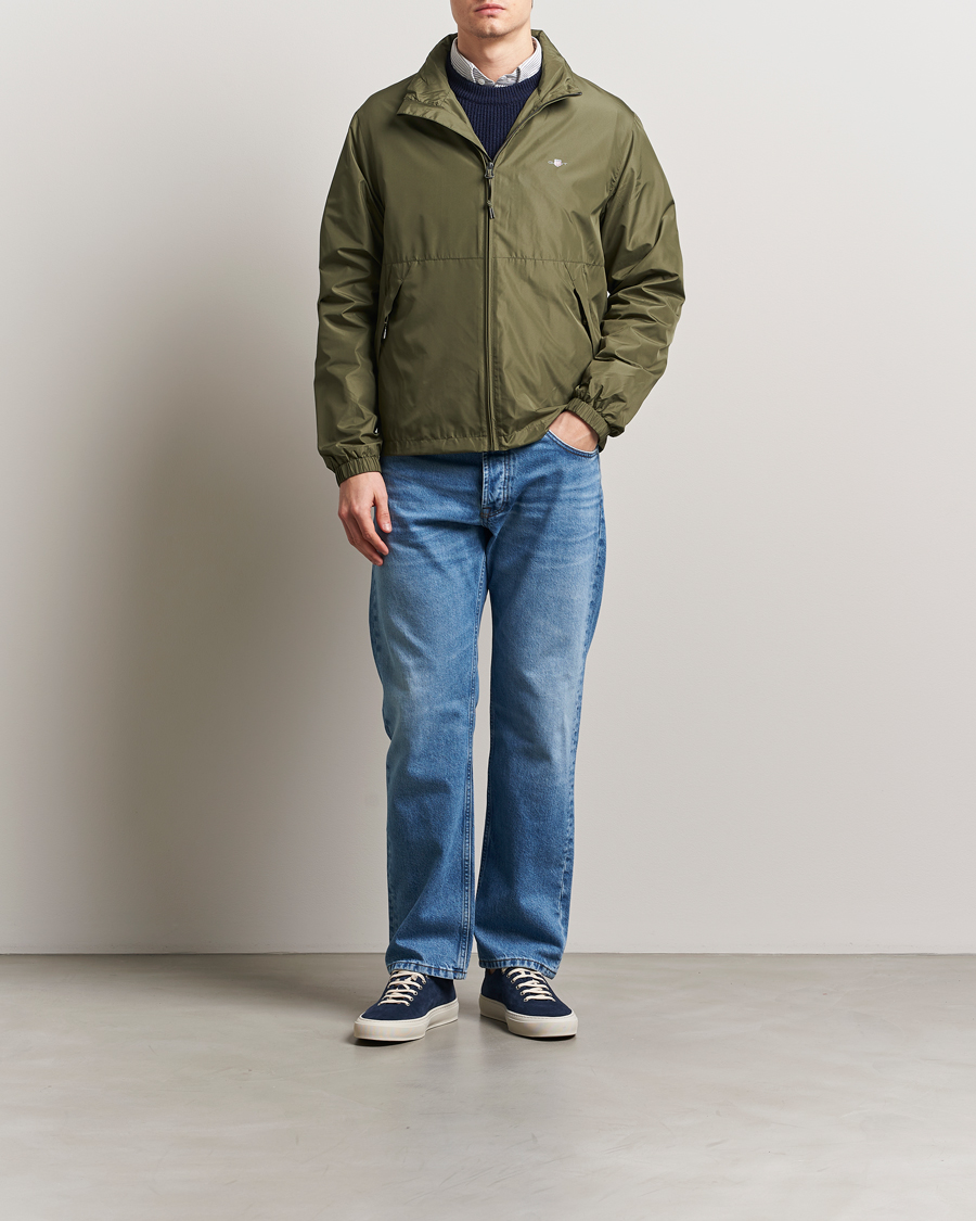 Uomini | Giacche | GANT | Lightweight Windshielder Jacket Juniper Green