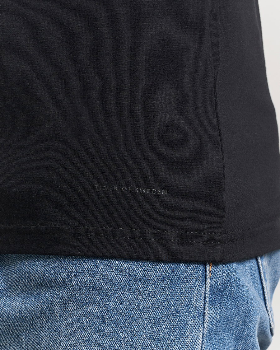 Uomini | T-shirt | Tiger of Sweden | Heimdal 2-Pack Crew Neck T-Shirt Black