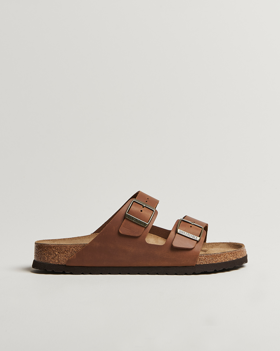 Uomini | Sandali & Diapositive | BIRKENSTOCK | Arizona Classic Footbed Cognac Oiled Leather
