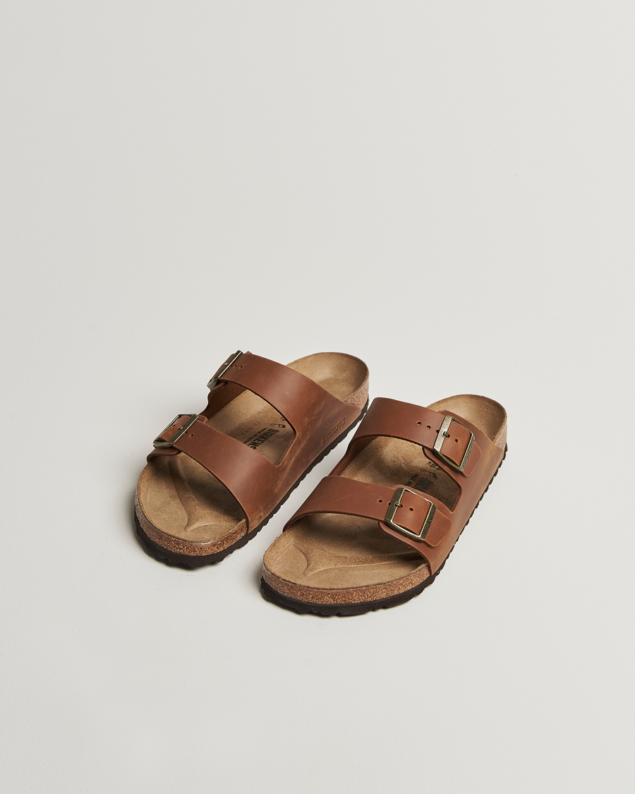 Uomini | Sandali & Diapositive | BIRKENSTOCK | Arizona Classic Footbed Cognac Oiled Leather
