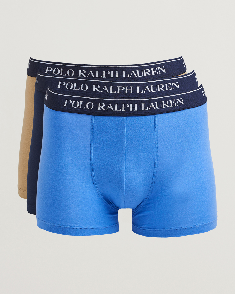 Uomini | Biancheria intima | Polo Ralph Lauren | 3-Pack Trunk Navy/Blue/Khaki