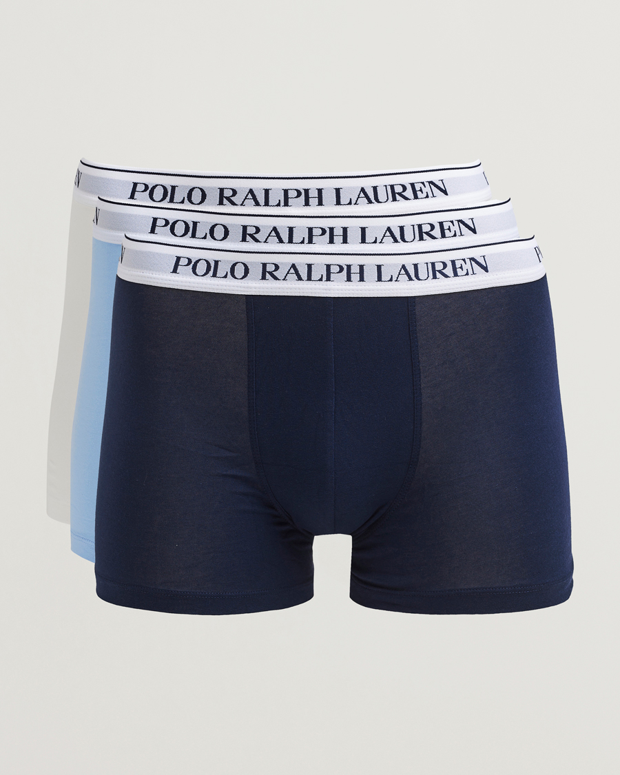 Uomini | Biancheria intima | Polo Ralph Lauren | 3-Pack Trunk Navy/Blue/White