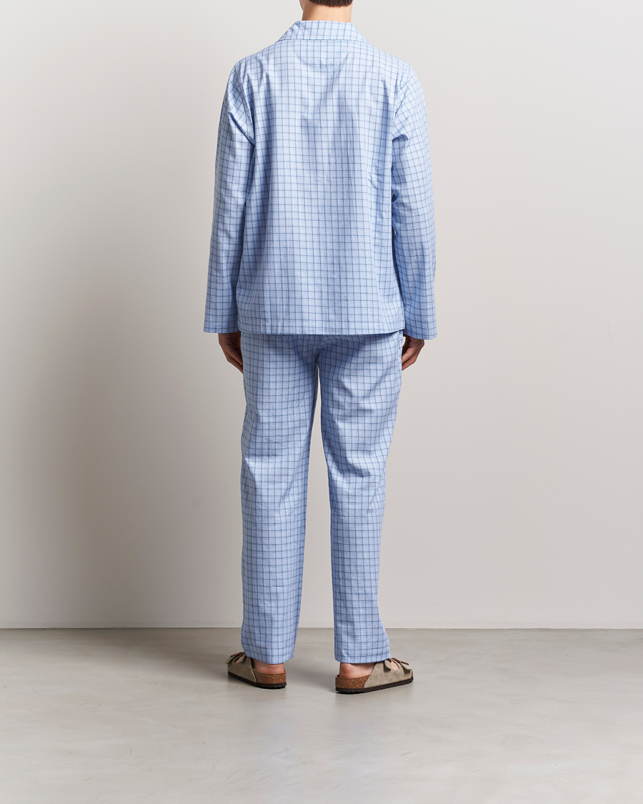 Uomini | Accappatoi & Pigiami | Polo Ralph Lauren | Cotton Checked Pyjama Set Blue