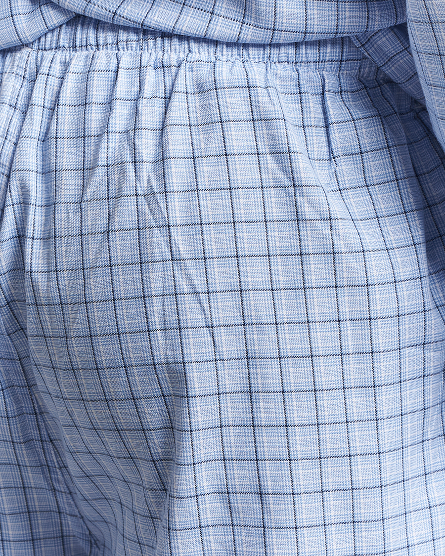 Uomini | Accappatoi & Pigiami | Polo Ralph Lauren | Cotton Checked Pyjama Set Blue