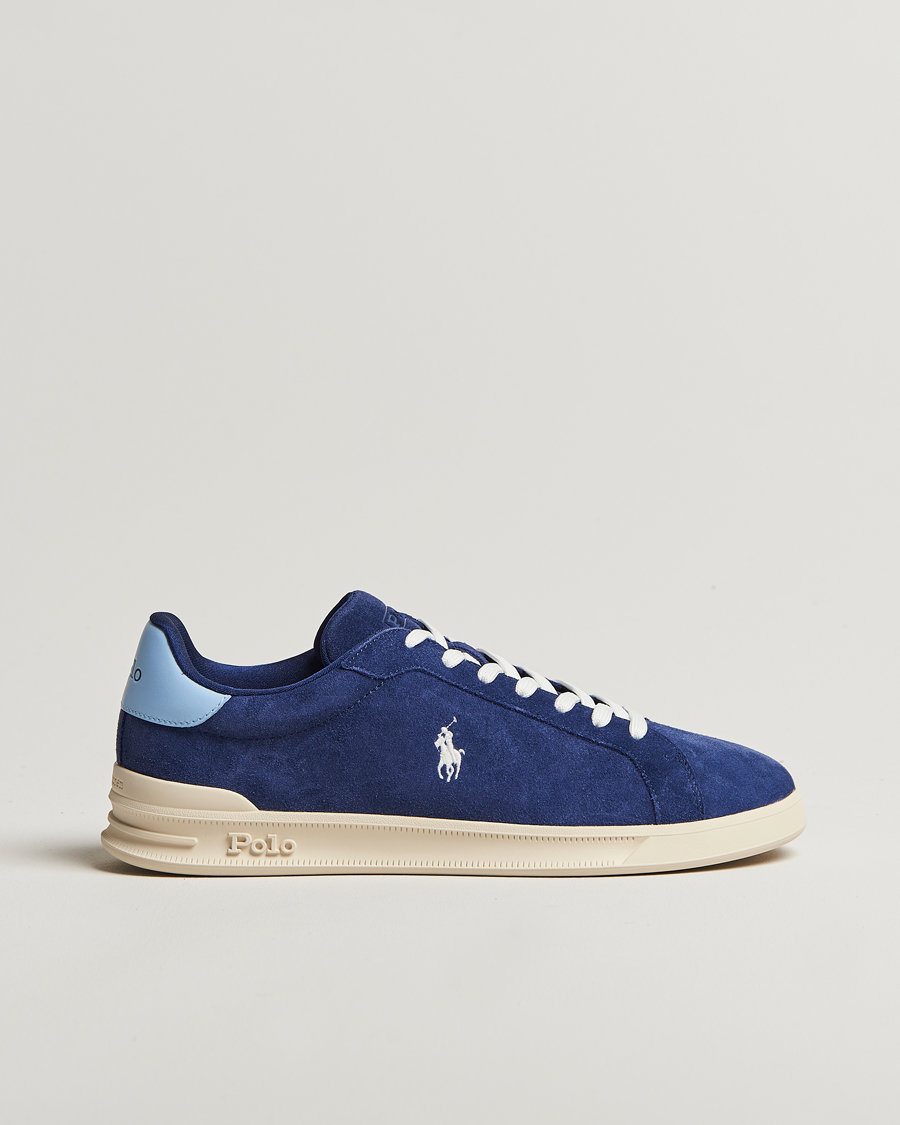 Uomini | Sneakers | Polo Ralph Lauren | Heritage Court II Suede Sneaker Navy